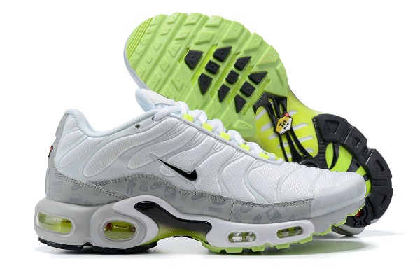 Men's Hot sale Running weapon Air Max TN Shoes White 0187